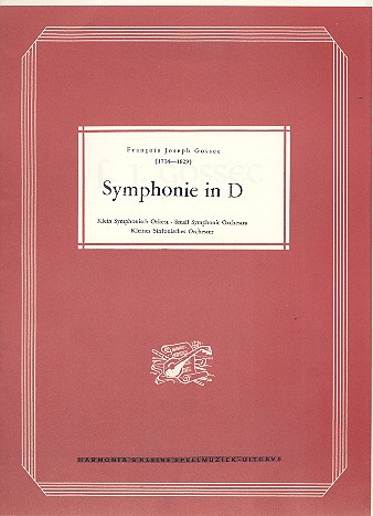 Sinfonie D-Dur für Orchester  Partitur  