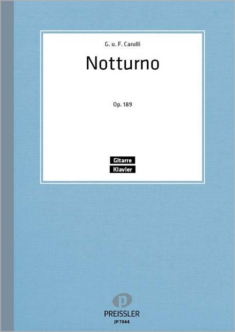 Notturno op.189 für Gitarre&nbsp;&nbsp;und Klavier&nbsp;&nbsp;