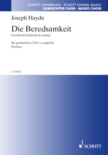 Die Beredsamkeit Hob. XXVc:4  für gemischten Chor (SATB)  Chorpartitur