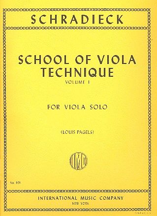School of Viola Technique vol.1  for viola  