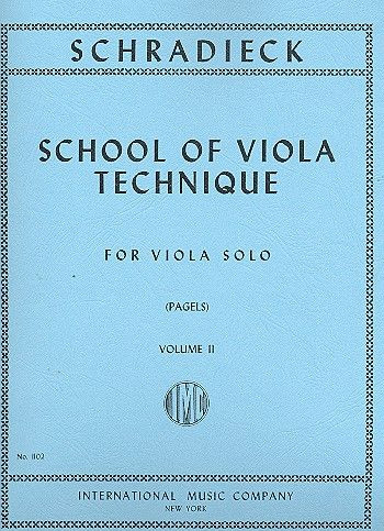 School of Viola Technique vol.2&nbsp;&nbsp;for viola&nbsp;&nbsp;