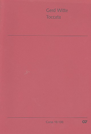 Toccata für Orgel und Cembalo&nbsp;&nbsp;Spielpartitur&nbsp;&nbsp;