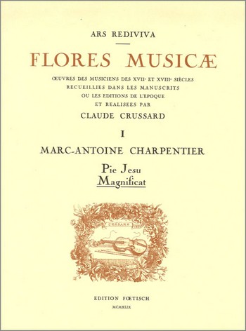 Magnificat für Männerchor,  2 Violinen und Bc  Partitur und Violinstimmen