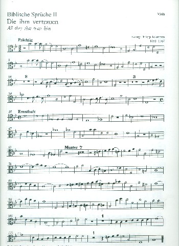 Biblische Sprüche Band 2&nbsp;&nbsp;16 Motetten für Frauenchor (SA)&nbsp;&nbsp;und Bc,  Viola