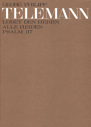 Lobet den Herrn, alle Heiden&nbsp;&nbsp;für Frauenchor (SS) und Instrumentalensemble&nbsp;&nbsp;Partitur (dt/en)