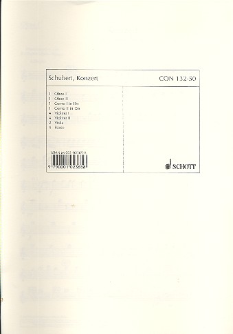 Konzert C-Dur&nbsp;&nbsp;für Viola und Orchester&nbsp;&nbsp;Stimmensatz