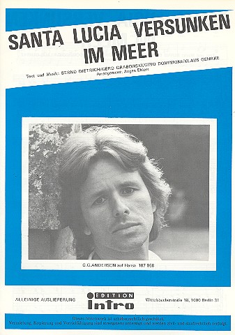Santa Lucia versunken im Meer:  Einzelausgabe Gesang und Klavier  