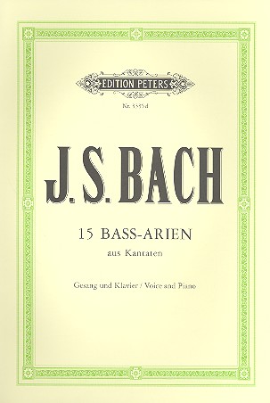 Arien&nbsp;&nbsp;für Bass und Klavier (dt)&nbsp;&nbsp;