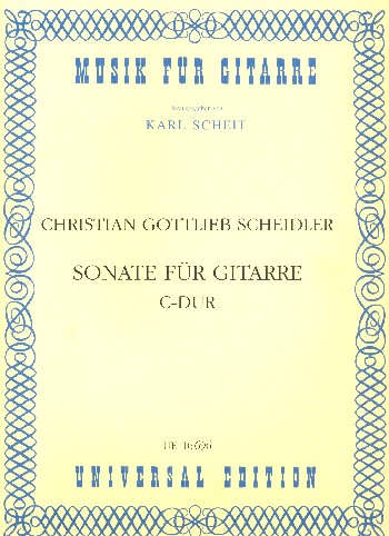 Sonate C-Dur&nbsp;&nbsp;für Gitarre&nbsp;&nbsp;