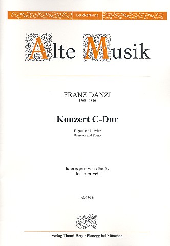 Konzert C-Dur für Fagott und Orchester  für Fagott und Klavier  