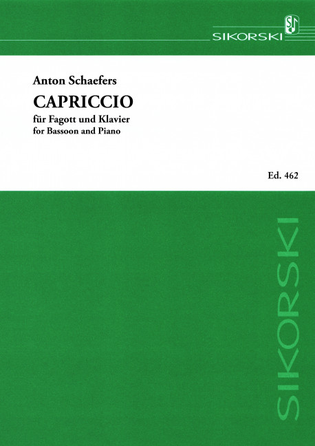 Capriccio für Fagott und Klavier    