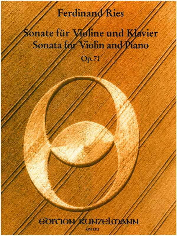 Sonate op.71  für Violine und Klavier  