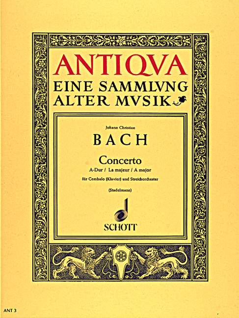 Concerto A-Dur  für Cembalo (Klavier) und Streichorchester  