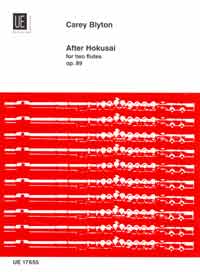 After Hokusai op.89&nbsp;&nbsp;for 2 flutes&nbsp;&nbsp;score