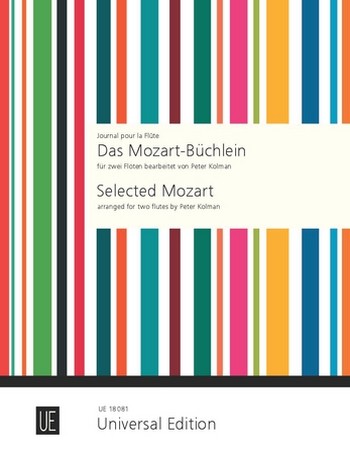 Das Mozart-Büchlein&nbsp;&nbsp;9 ausgewählte Stücke für 2 Flöten&nbsp;&nbsp;Spielpartitur