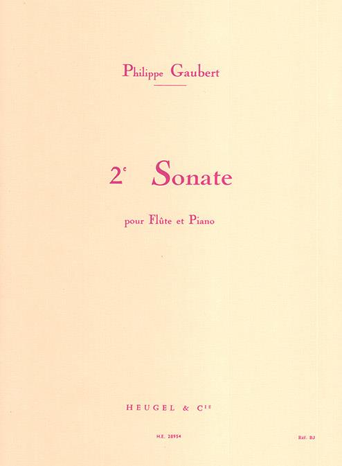Sonate no.2 pour flute et piano    