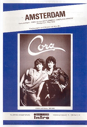 Amsterdam  für Gesang und Klavier (dt)  Einzelausgabe