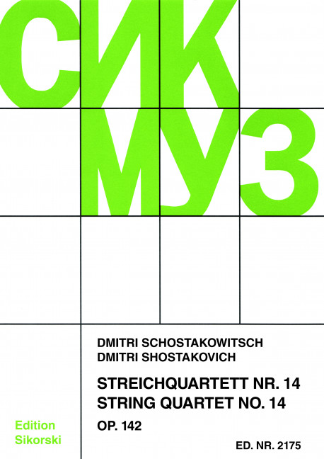 Streichquartett Nr.14 op.142  sSimmen  