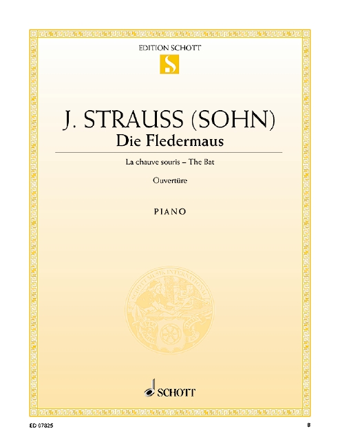 Die Fledermaus&nbsp;&nbsp;für Klavier&nbsp;&nbsp;