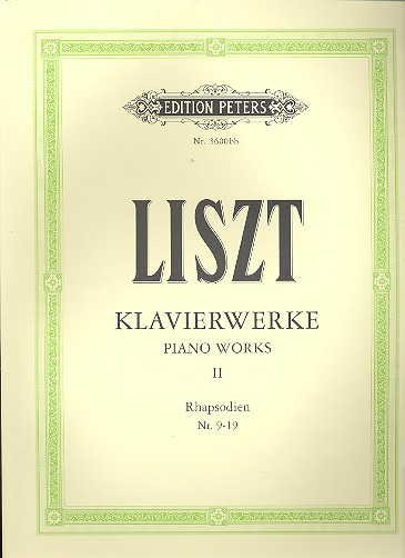 Ungarische Rhapsodien Band 2 (Nr.9-19)&nbsp;&nbsp;für Klavier&nbsp;&nbsp;
