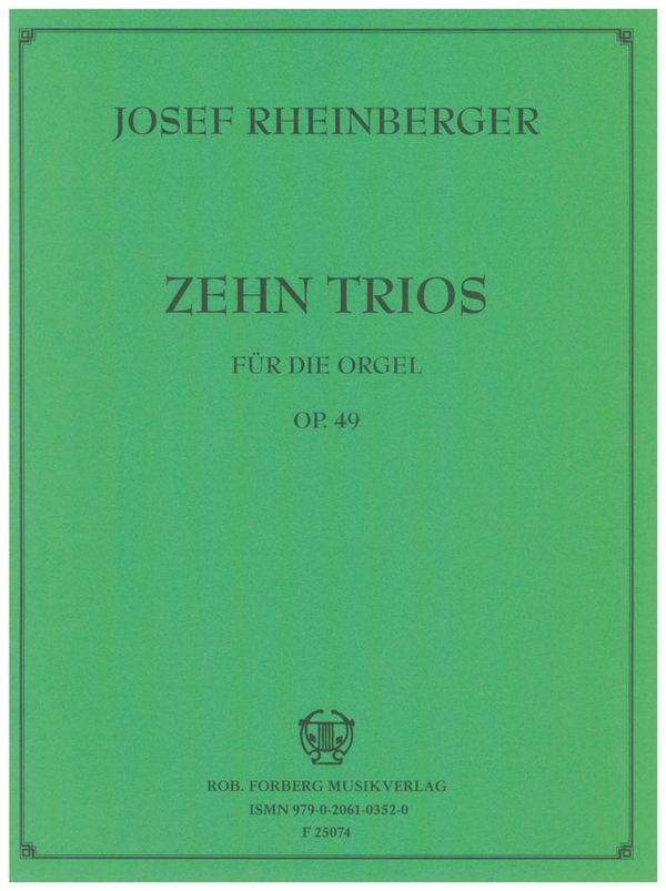 10 Trios op.49  für Orgel  