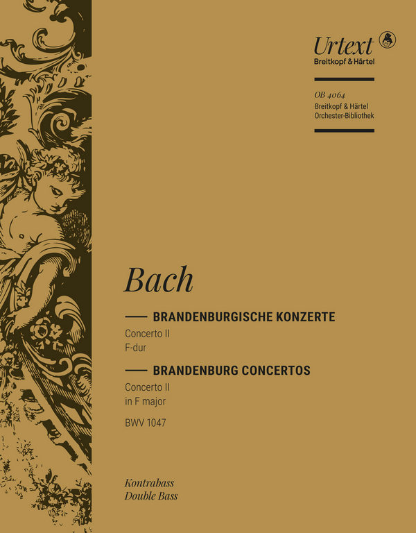 Brandenburgisches Konzert F-Dur Nr.2 BWV1047&nbsp;&nbsp;für Orchester&nbsp;&nbsp;Kontrabass