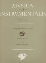 Ouvertüre B-Dur HWV336&nbsp;&nbsp;für Streichorchester&nbsp;&nbsp;Partitur