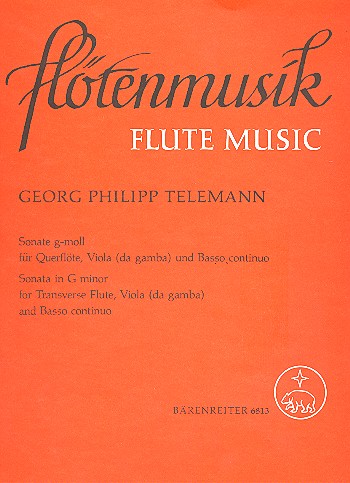 Sonate g-Moll für Flöte,&nbsp;&nbsp;Viola (da gamba) und Bc&nbsp;&nbsp;