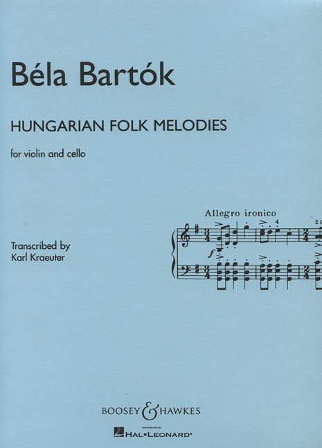 Hungarian Folk Melodies&nbsp;&nbsp;for violin and cello&nbsp;&nbsp;2 scores