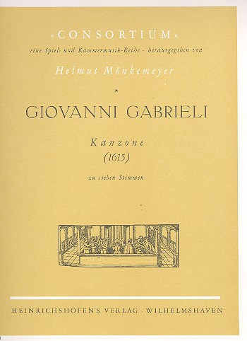 Kanzone zu sieben Stimmen&nbsp;&nbsp;für 7 Blockflöten (SSAATTB)&nbsp;&nbsp;Partitur und Stimmen (Set)