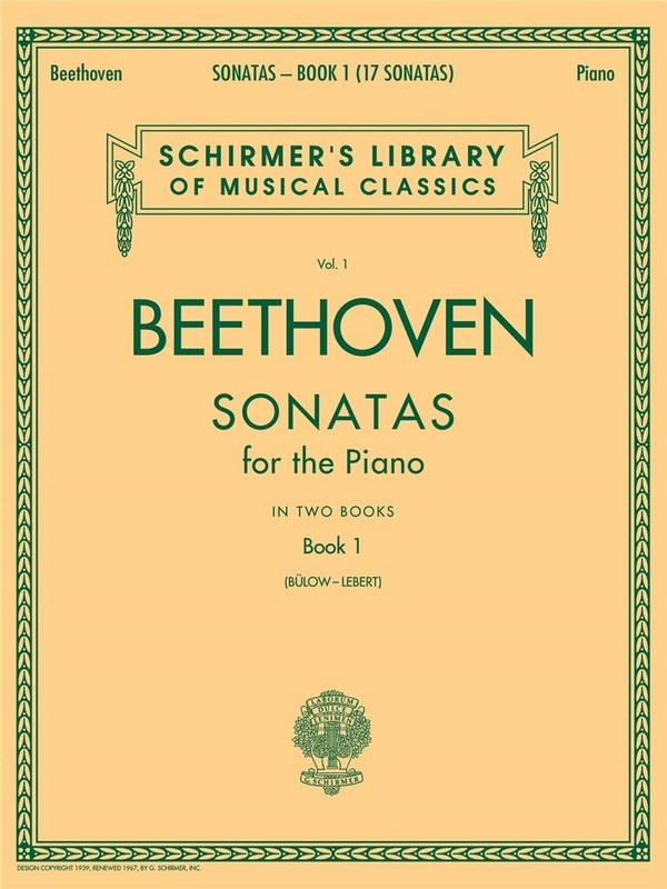Sonatas vol.1&nbsp;&nbsp;for piano&nbsp;&nbsp;