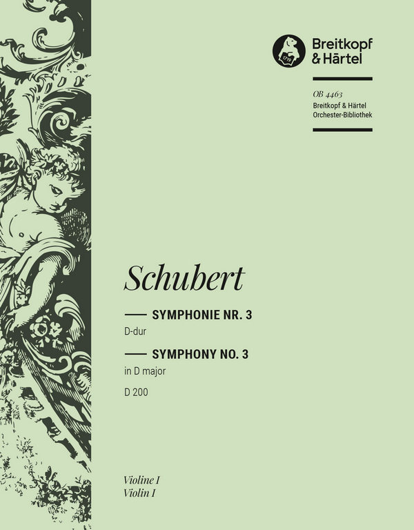 Sinfonie D-Dur Nr.3 D200&nbsp;&nbsp;für Orchester&nbsp;&nbsp;Violine 1