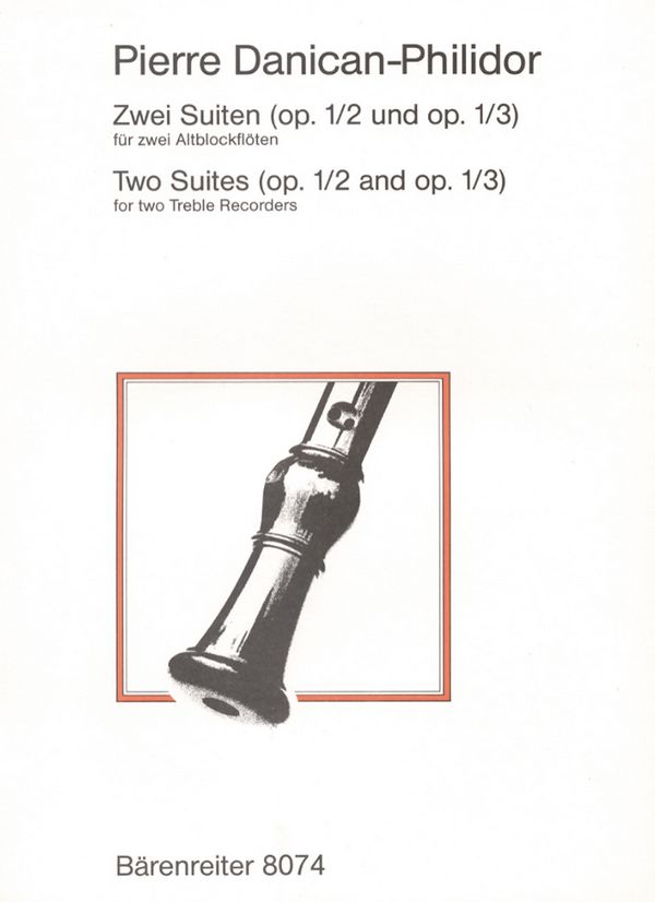 2 Suiten op.1,2-3  für 2 Altblockflöten  Spielpartitur
