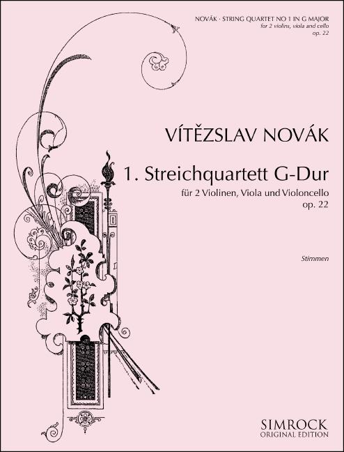 Streichquartett op.22    Partitur und Stimmen