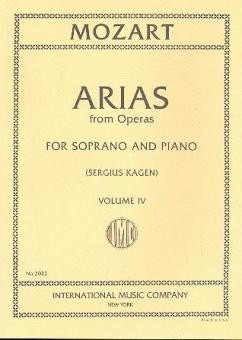 Arias from Operas vol.4&nbsp;&nbsp;for soprano and piano&nbsp;&nbsp;