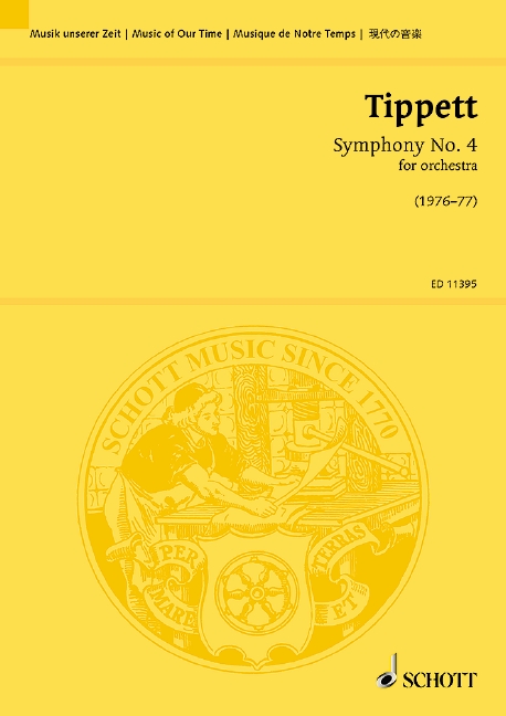 Symphony no.4&nbsp;&nbsp;für Orchester&nbsp;&nbsp;study score