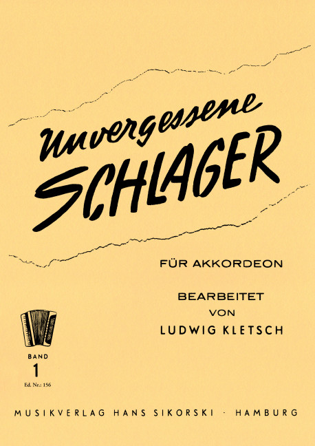 Unvergessene Schlager Band 2&nbsp;&nbsp;für Akkordeon&nbsp;&nbsp;