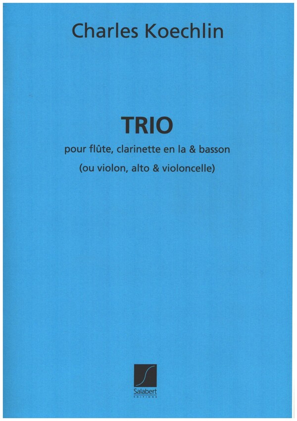 Trio op.92&nbsp;&nbsp;pour flûte, clarinette en la et basson (violon, alto, violoncelle)&nbsp;&nbsp;parties