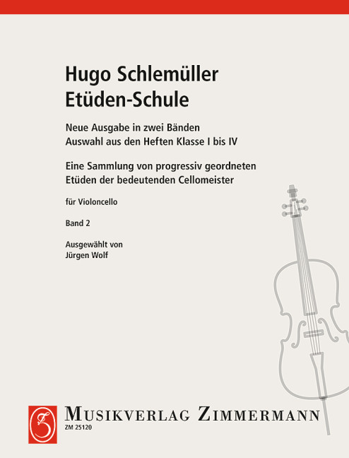 Etüden-Schule Band 2&nbsp;&nbsp;für Violoncello&nbsp;&nbsp;Neue Ausgabe