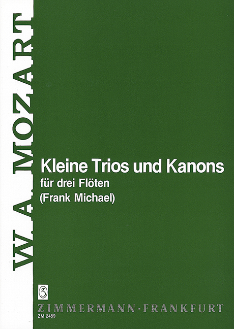 Kleine Trios und Kanons&nbsp;&nbsp;für 3 Flöten&nbsp;&nbsp;Partitur und 2 Stimmen