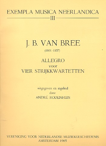 Allegro für 4 Streichquartette  Partitur  Rodenhuis, A., ed