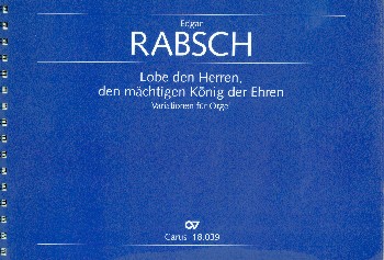 Lobe den Herren den mächtigen König der Ehren  Variationen für Orgel  