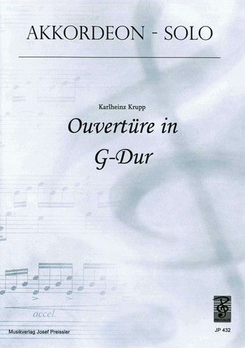 Ouvertüre G-Dur  für Akkordeon  