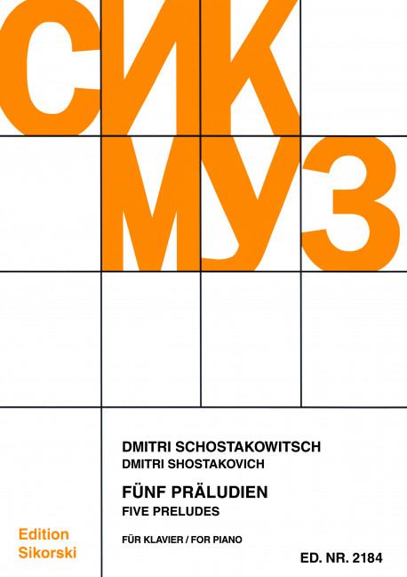 5 Präludien  für Klavier  