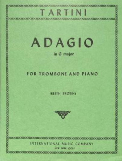 Adaio&nbsp;&nbsp;for trombone and piano&nbsp;&nbsp;BROWN, ED
