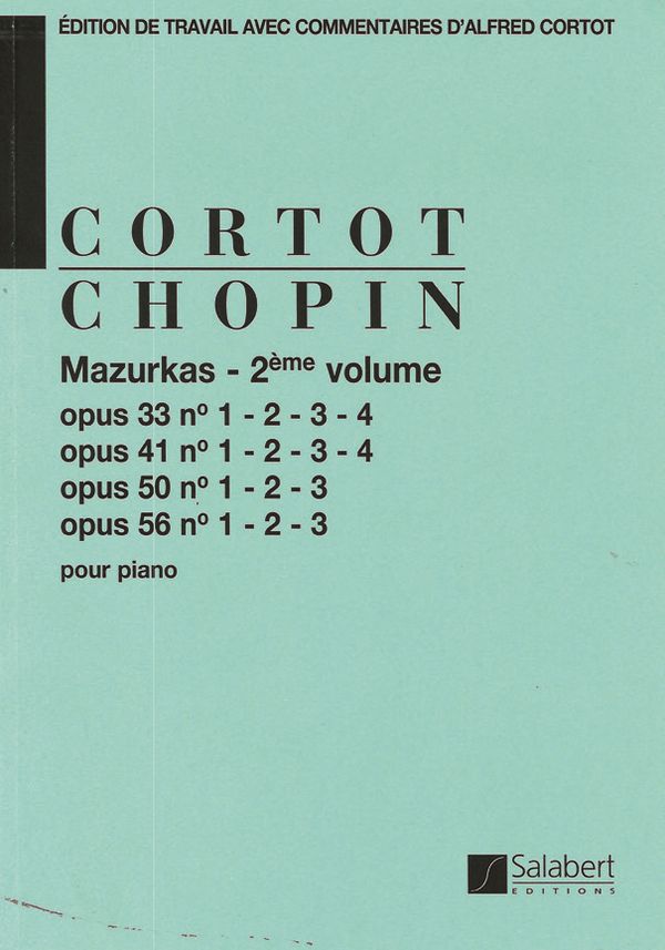 Mazurkas vol.2   pour piano  