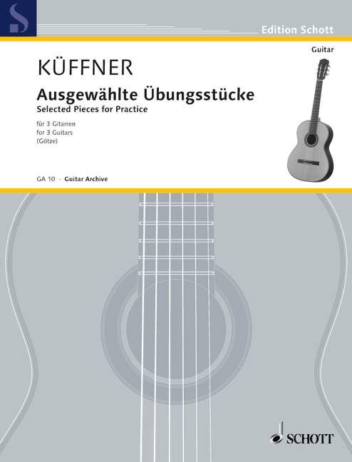 30 ausgewählte Übungsstücke aus op.168&nbsp;&nbsp;für 3 Gitarren&nbsp;&nbsp;Spielpartitur