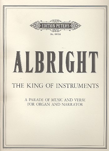 The King of Instruments&nbsp;&nbsp;for narrator and organ&nbsp;&nbsp;