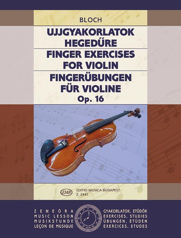 Fingerübungen op.16  für Violine  