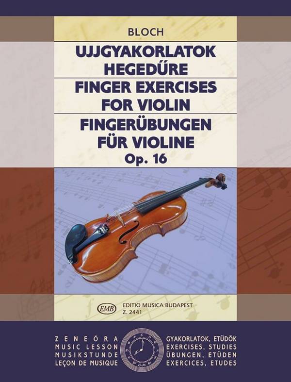 Fingerübungen op.16&nbsp;&nbsp;für Violine&nbsp;&nbsp;